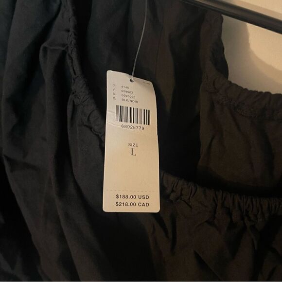 NWT Anthropologie Stateside Black Dress - Size L - Picture 6 of 7